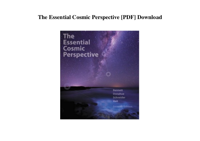 The cosmic perspective bennett